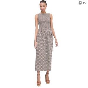 Smocked maxi hill house Patterned Dress